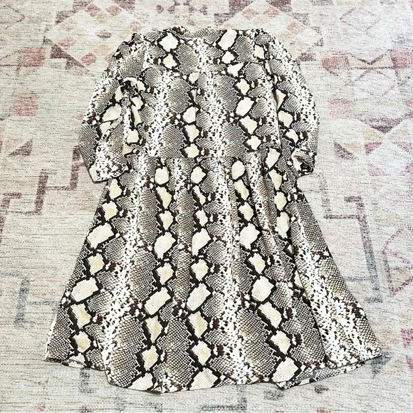 Maeve by Anthropologie Juno Snake Print Dress size XS Extra Small - Picture 10 of 16